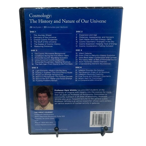 The Great Courses Cosmology: The History & Nature Of Our Universe DVD/Guidebook - Picture 6 of 8